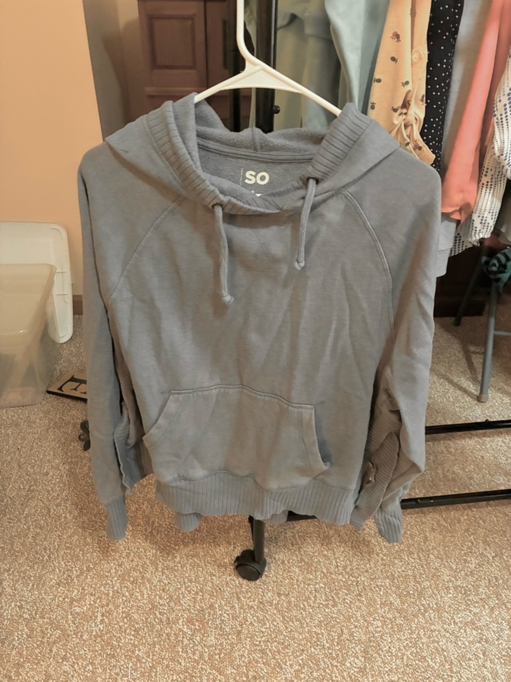 SO Slate Blue Pullover Hoodie